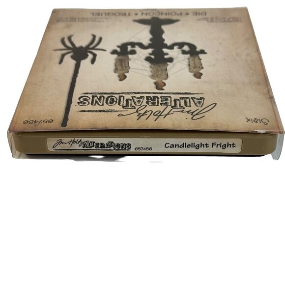 Sizzix Tim Holtz Alterations Bigz 657456 Candlelight Fright Halloween Spider - Picture 4 of 7